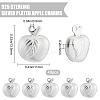 40Pcs Brass Charms KK-BBC0001-02-2