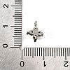 Brass Micro Pave Cubic Zirconia Pendants KK-D356-07D-P-3