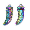 Rainbow Color Alloy Pendants PALLOY-N156-142-NR-2