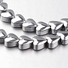 Electroplate Non-magnetic Synthetic Hematite Bead Strands G-F300-22A-01-1