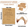 100Pcs Friendship Theme Kraft Paper Jewelry Display Cards CDIS-TA0001-23-3