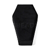 Coffin Shaped Velvet Jewelry Storage Boxes DARK-PW0001-116C-1