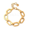 304 Stainless Steel Cable Chain Bracelets for Women BJEW-S173-02A-G-2