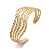 304 Stainless Steel Cuff Bangles BJEW-B108-12G-4