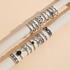19Pcs Alloy Enamel Finger Cuff Rings Sets FS-WG6B9E0-01-2