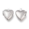 Non-Tarnish 316 Stainless Steel Locket Pendants X-STAS-Z010-03B-2