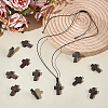 200Pcs Wooden Pendants WOOD-UN0001-14A-2
