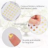 80 Sheets 2 Color Cartoon Animal Meal Stickers DIY-OC0008-67B-4
