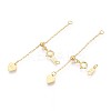 925 Sterling Silver Cable Chain Extenders STER-T008-58G-2