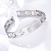 201 Stainless Steel Watch Band Chain Bracelets BJEW-B078-175P-5