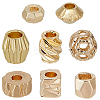 80Pcs 8 Styles Brass Spacer Beads KK-BBC0025-81-7