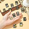 12Pcs Tarot Card Enamel Pins JEWB-CJZ0001-01G-4