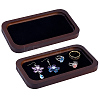 Rectangle Wooden Organizer Display Jewelry Plates ODIS-WH0099-221B-1
