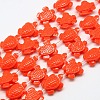 Synthetic Coral Beads Strands CORA-L020-D-M-2