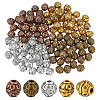 120Pcs 4 Colors Tibetan Style Alloy Beads FIND-PH0028-85-1