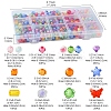 15 Styles Transparent Acrylic Beads TACR-FS0001-49-4