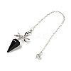 Gemstone Hexagonal Pointed Dowsing Pendulums G-J393-AP-4