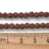 Synthetic Lava Rock Dyed Beads Strands G-H311-08D-06-2