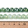 Anti-Tarnish Electroplate Glass Beads Strands GLAA-N064-10mm-05-4