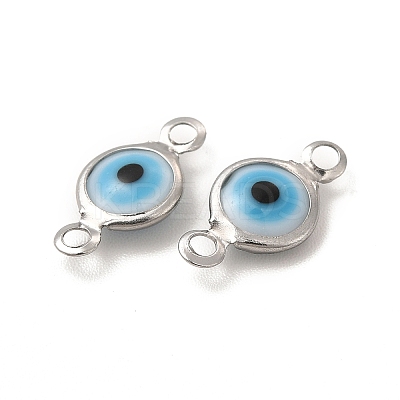 304 Stainless Steel Connector Charms STAS-G305-09P-1