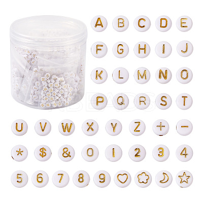 1860Pcs Plating Acrylic Beads PACR-PJ0001-01-1