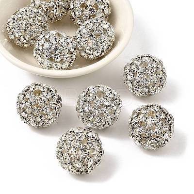 Brass Rhinestone Beads RSB083-S-1