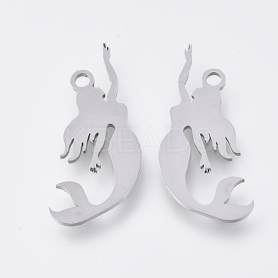 Tarnish Resistant 201 Stainless Steel Pendants X-STAS-S110-004P-1