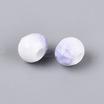 Handmade Crackle Porcelain Beads PORC-Q008-06A-04-1