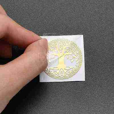 Self Adhesive Brass Stickers DIY-E015-37C-1