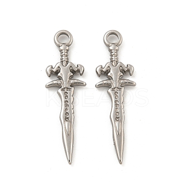 Non-Tarnish 304 Stainless Steel Pendants STAS-O004-06D-P-1