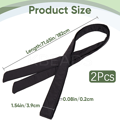 2Pcs Cloth Wrap Around Waist Band AJEW-GF0014-52-1