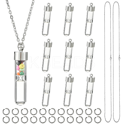 DIY Necklace Making Kits DIY-SC0030-96C-1