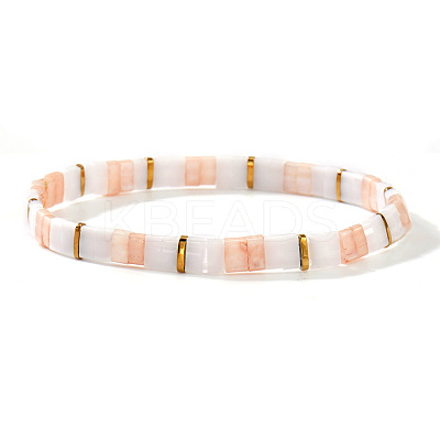 Glass Seed Bead Stretch Bracelets for Women SL8246-2-1
