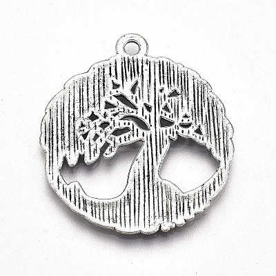 Tibetan Style Alloy Pendants LS-TIBE-S323-020AS-RS-1