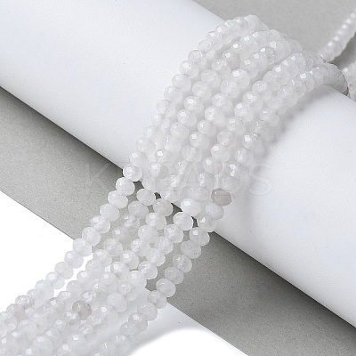 Natural Malaysia Jade Rondelle Beads Strands G-E316-2x4mm-63-1