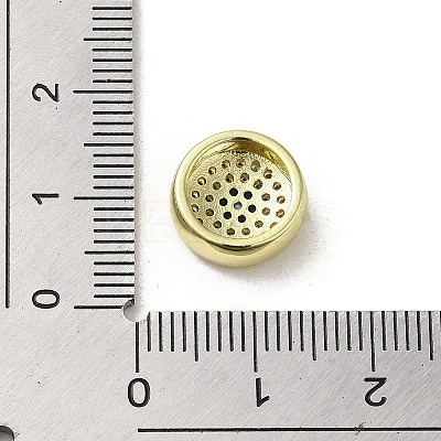 Brass Micro Pave Cubic Zirconia Charms KK-E092-35G-1