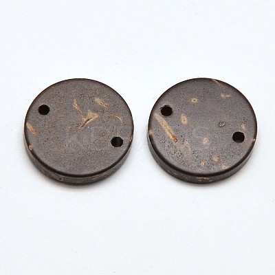 Flat Round 2-Hole Coconut Buttons LS-BUTT-P008-20-1