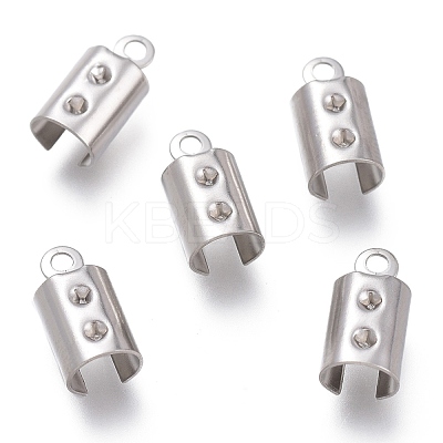 Tarnish Resistant 304 Stainless Steel Folding Crimp Ends STAS-O130-03A-1