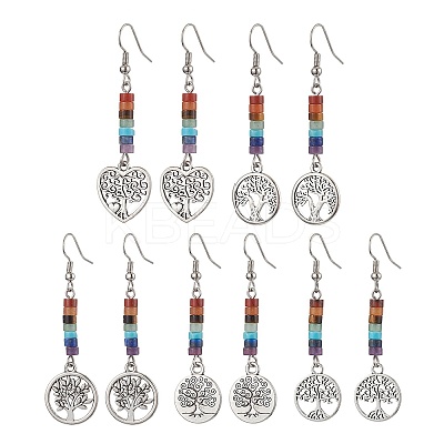 Alloy Dangle Earring EJEW-JE05975-1