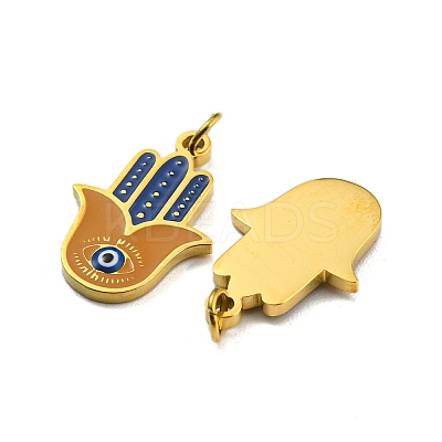 Ion Plating(IP) 304 Stainless Steel Pendants STAS-O003-04G-1