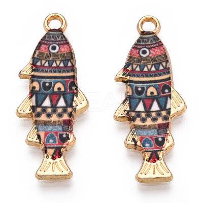 Alloy Enamel Pendants X-FIND-C037-16G-1-1