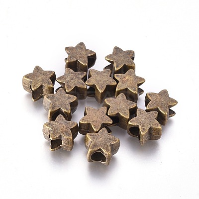 Tibetan Style European Beads LS-MPDL-Q194-AB-FF-1