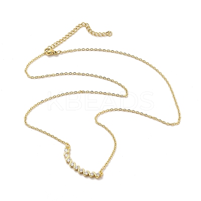 304 Stainless Steel Pendant Necklaces NJEW-U002-19G-1