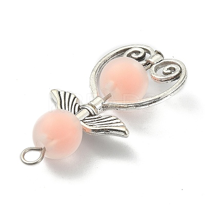 Frosted Acrylic Pendants PALLOY-JF02160-1