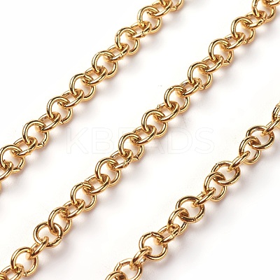 PVD Vacuum Plating 304 Stainless Steel Rolo Chains CHS-I001-02-1