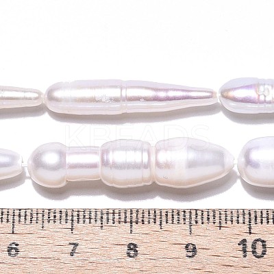 Natural Baroque Pearl Keshi Pearl Beads Strands PEAR-N021-15-03-1