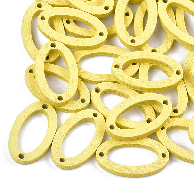 Painted Poplar Wood Links WOOD-S045-069F-1