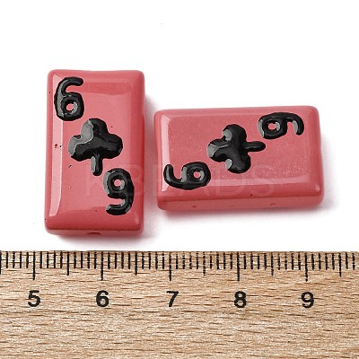 Baking Paint Glass Enamel Beads LAMP-Q045-07-1