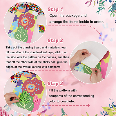 DIY Soft Balls Painting Kit for Children DIY-GF0010-13D-1