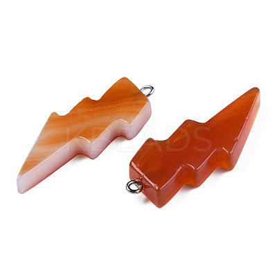 Natural Carnelian Pendants G-N332-53-A03-1